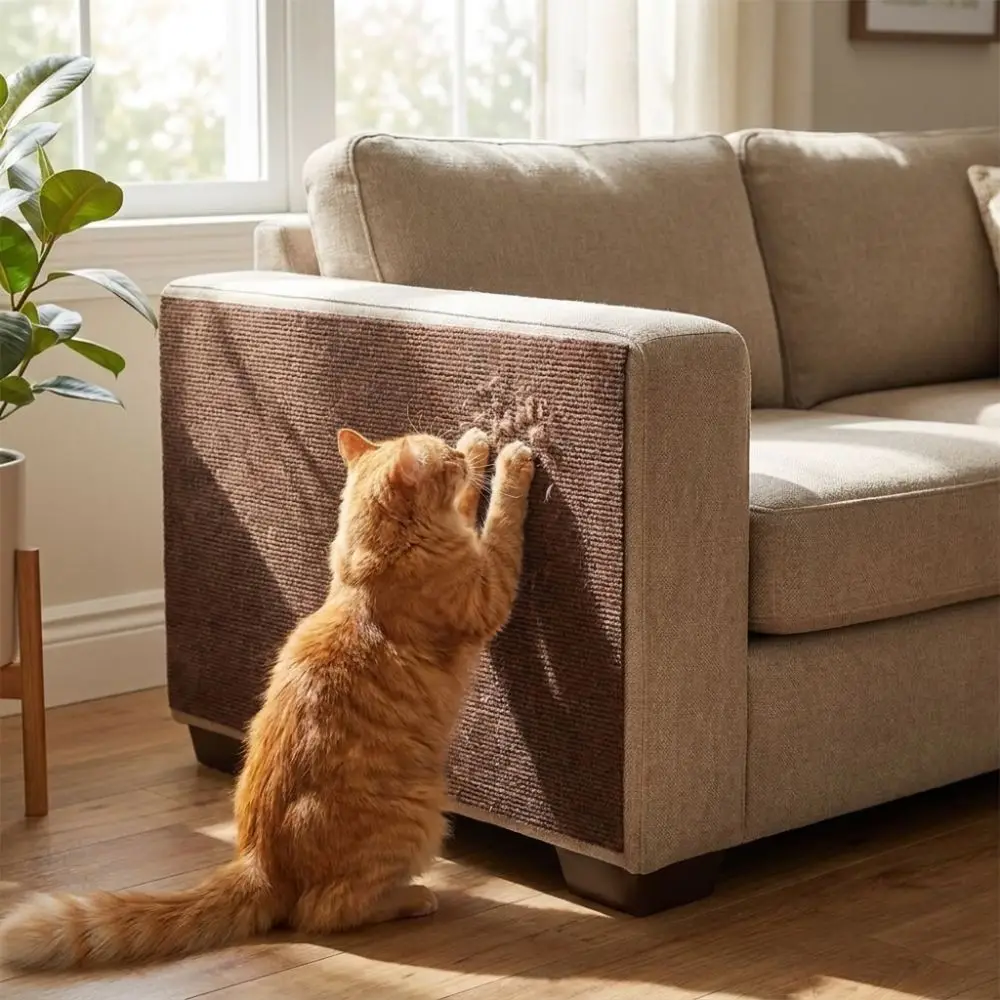 Self-Adhesive Cat Furniture Protector Replacement Pad Cat-proof Sofa Protective Tape Dry Fast Multi-Functional