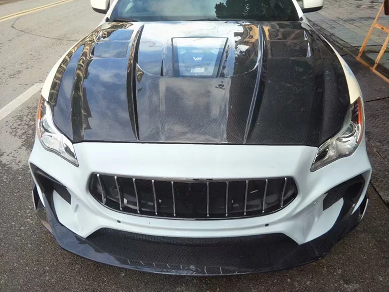 for Maserati Quattroporte upgrades the carbon fiber hood