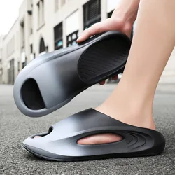 LItfun New Fashion Women's Slippers EVA Sole Casual House Slippers Indoor Bathroom Female Sandals Men Comfy Outdoor Beach Shoes