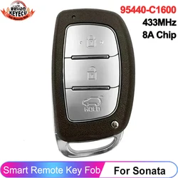 KEYECU 8A Chip 433MHz For Hyundai Sonata 2014 2015 2016 2017 2018 2019 95440-C1600 95440-C1600NNA 95440-C1100 Key Remote Fob