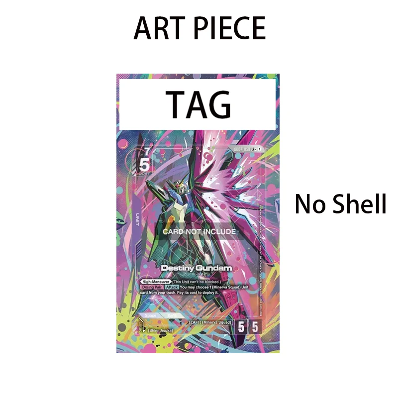 Art Display for Union Arena Gundam Seed Destiny Destiny Gundam Anime Fans Gift Recyclable Acrylic Protective Case Keychain view 6