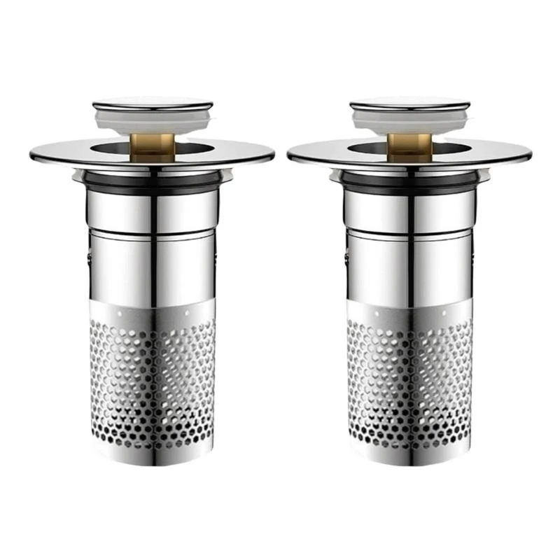 

Double Function Bathtubs Drain Cover Plugs With Strainer 1.3 1.6Inch Fit