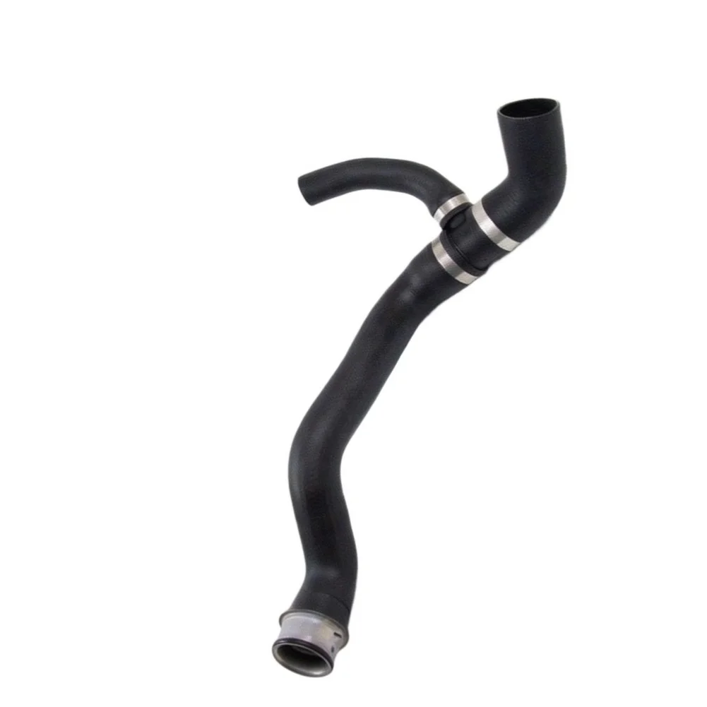 Coolant Hose 1645010282 for Mercedes W164 ML350 3.5L Radiator Replacement Black Rubber 2006 2007 2008 2009 2010 2011