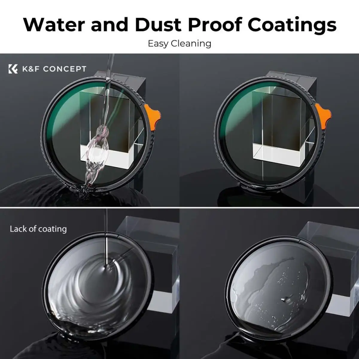 K&F Concept 67 mm variabler ND-Filter ND3 ND1000 77 mm 82 mm ND3-1000 Ultradünner Filter NANO-X-Serie 49 mm 52 mm 55 mm 58 mm 62 mm 72 mm – Detail 8