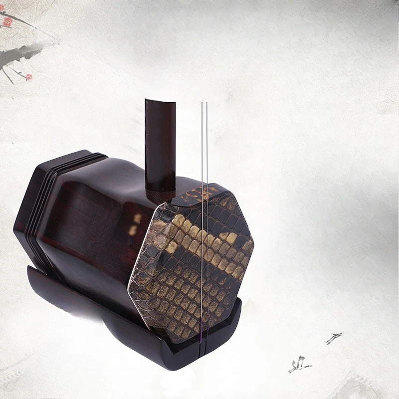 Big leaf red sandalwood Erhu, ethnic musical instrument, Erhu ethnic stringed musical instrument