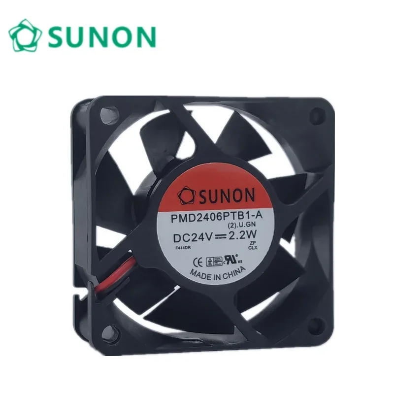 New PMD2406PTB1-A 24V 2.2W 6025 6cm two-wire inverter cooling fan 60*60*25mm