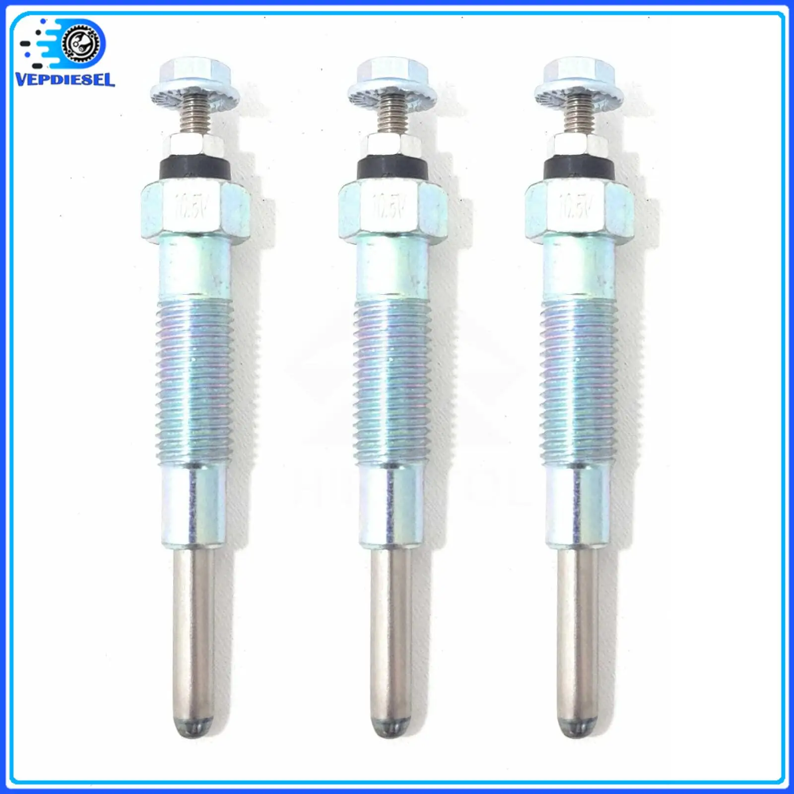 

3pcs PJ7415544 Glow Plug For Volvo EC25 EC30 EC35 EC70 EW70 EC70VV EW70VV