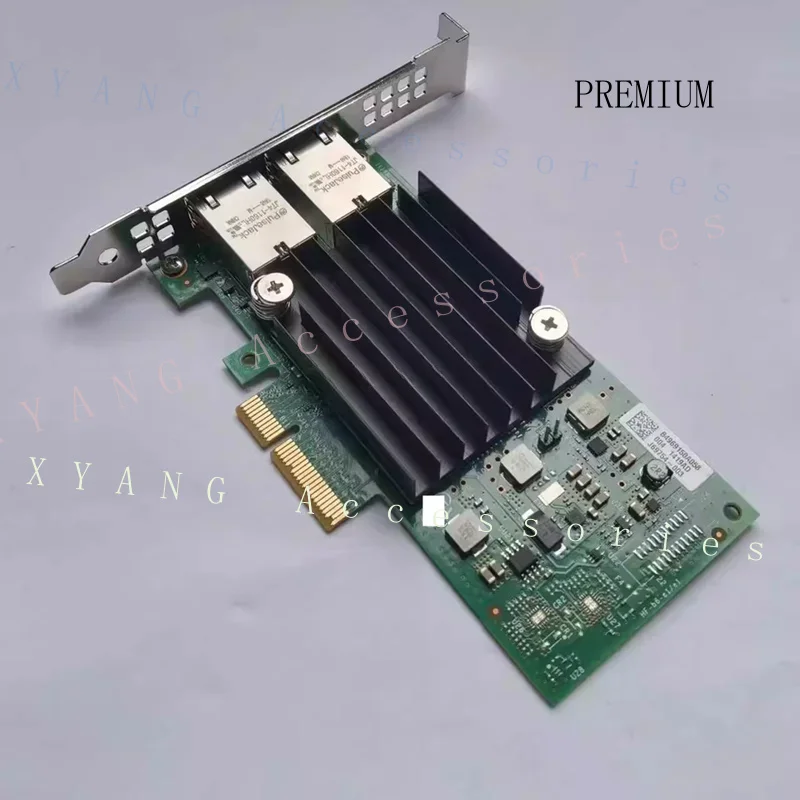 N+ Original For Dell 04V7G2 For Intel X550-T2 10GbE Dual-Port PCI-E Converged Network Adapter FKHKC HWWN0 Fast Ship