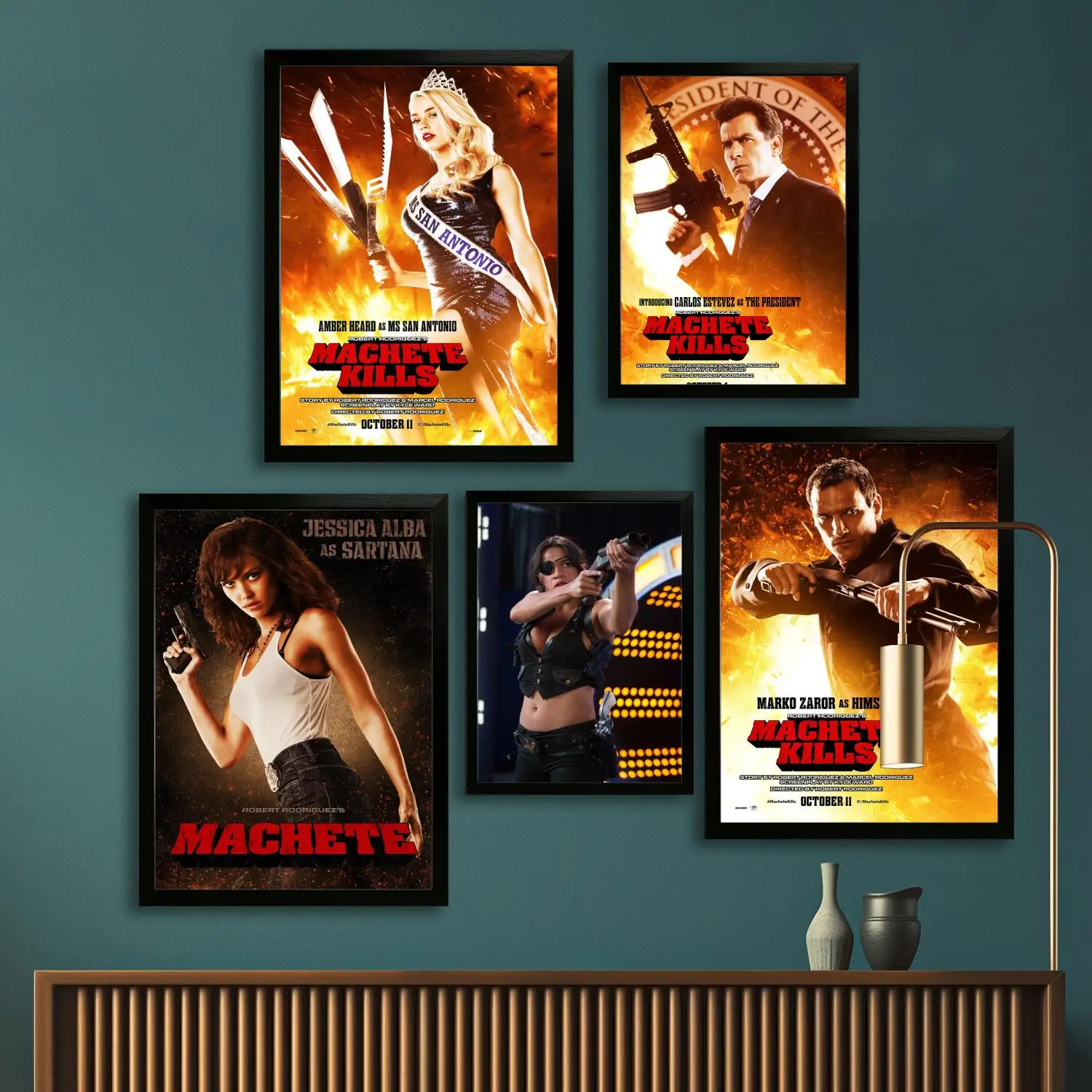 Machete Kills Movie Canvas Art Poster and Wall Art, Picture Print, Modern Family, Bedroom Decor, Posters,Decorative painting