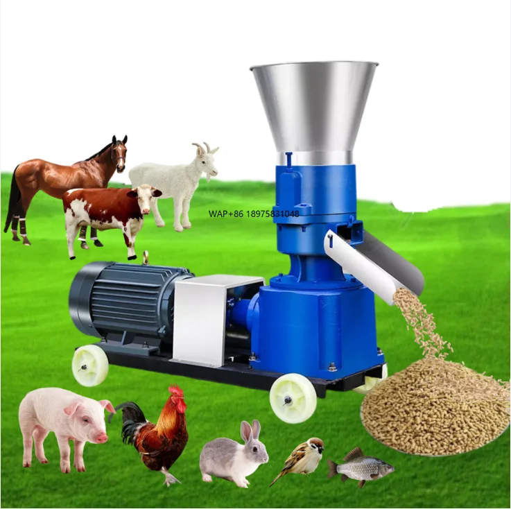 Farm Dog Chicken Livestock Live Poultry Rabbit Food Feed Pelleting Machine Manufacturing Animal Feed Pellet Production Line