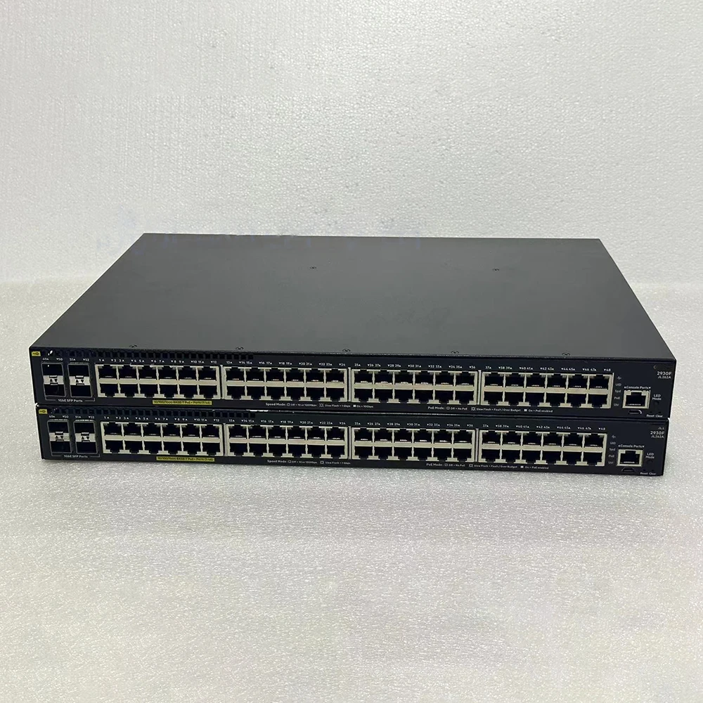 1pcs For Aruba 2930F-48G-POE-4SFP 48-port Gigabit POE 4SFP Network Switch JL262A