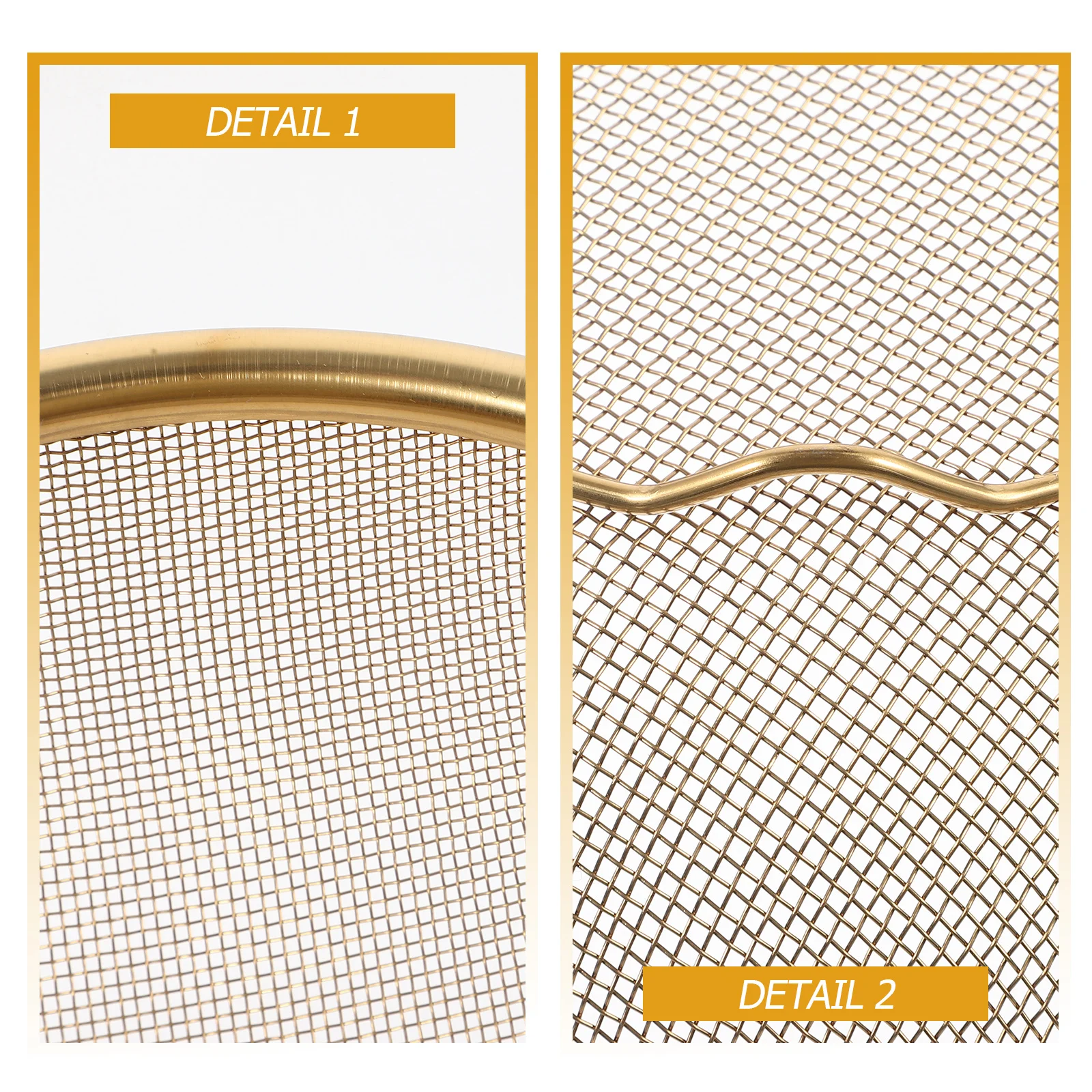 

Stainless Steel Mesh Colander Strainer Basket Fine Wire Drain Basket For Kitchen Rice Vegetable Oil Water Practical