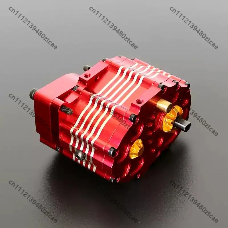 RC Tractor Dump‑Truck Crawler Two‑Speed Planetary Gearbox, Reduction Ratio 1:64‑1:16, RC Truck Transmission Upgrade Modification