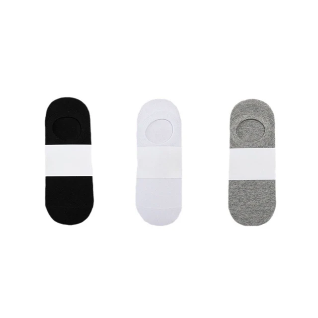 2/3/5Pair Fashion Happy Boat Socks Antypoślizgowe silikonowe niewidoczne bawełniane skarpetki Męskie skarpetki do kostki Meia EU37 do EU42