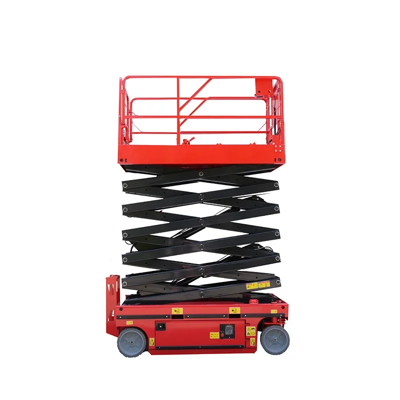 Factory Direct Supply 6-18M 0.1T-10T Rough Terrain Electric Scissor Lifts Self Moving Aerial Work Platform Mobile Hydraulic Lift