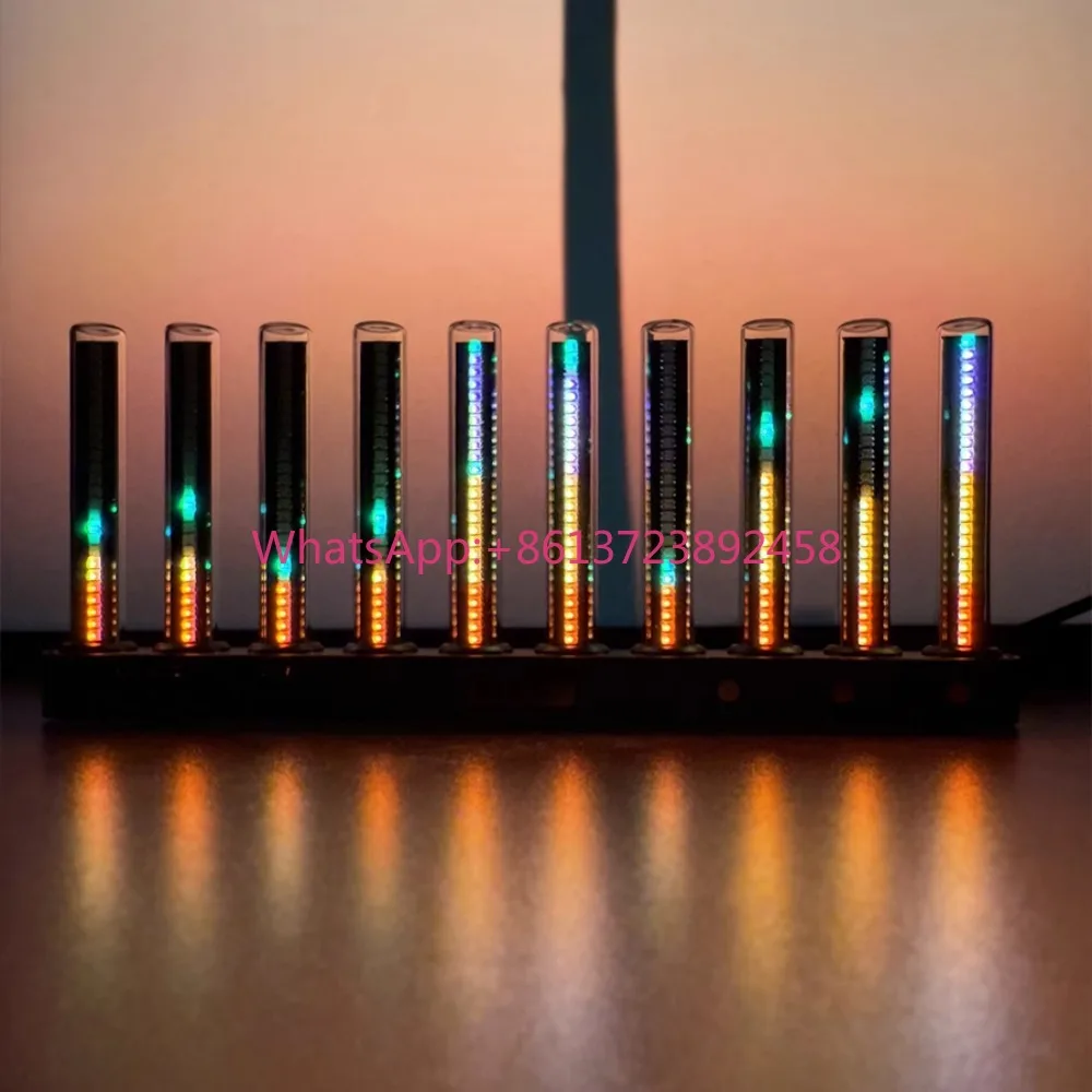LED spectrum light pickup quasi-glow spectrum ambient voice-activated music spectrum e-sports room desktop rhythm light
