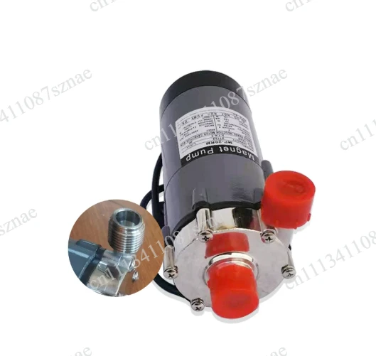 Mini Magnetic Circulating Pump MP-40RM with Stainless Head, Large Flow Acid and Alkali Resistant, Leak-Proof Water Pump Design