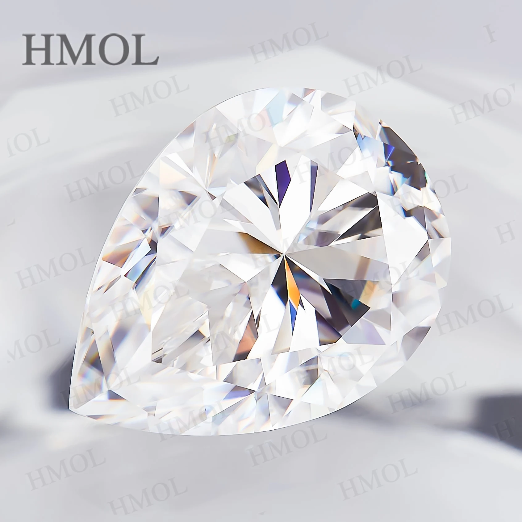 0.35-10CT مويسانيتي الكمثرى D اللون أعلى جودة VVS1 قطع رائعة مع شهادة GRA مواد صنع المجوهرات المتقدمة الخرز #2