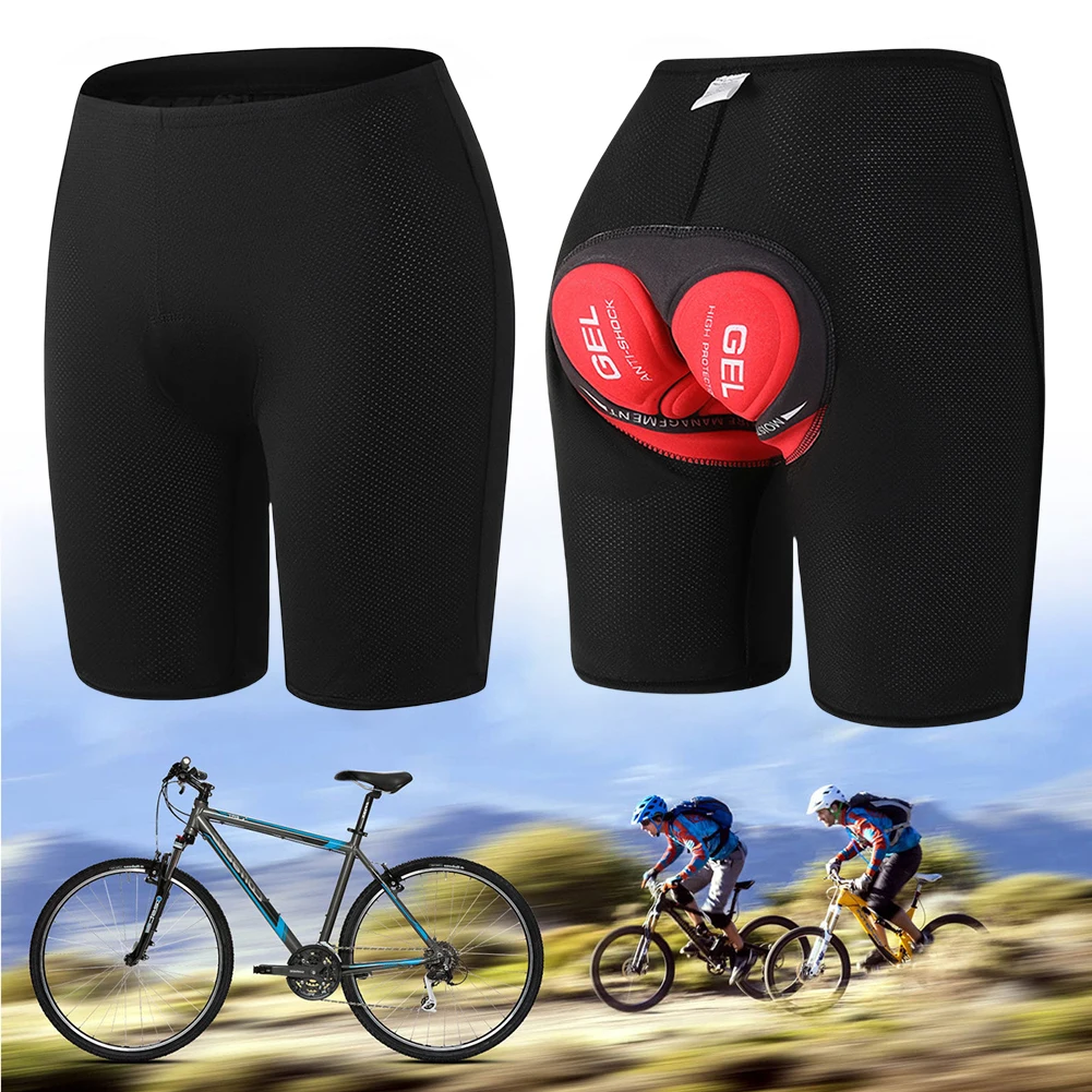 Herren-Radhose mit 3D-Polsterung, atmungsaktive Fahrradunterwäsche, leichte Radhose, rutschfeste MTB-Accessoires