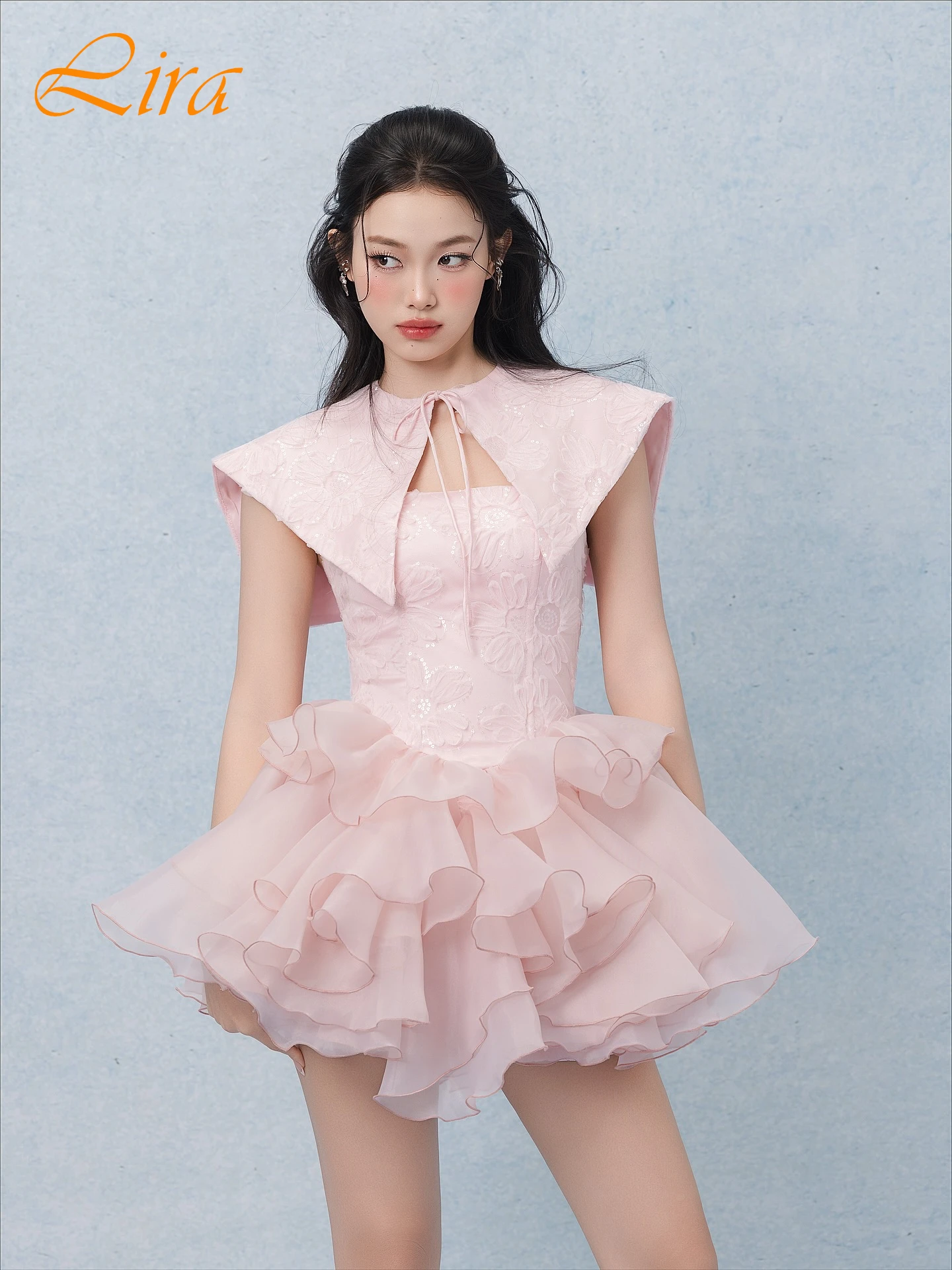 

Customized A-Line Strapless Sleeveless Elegant Evening Dress Modern Shawl Classic Celebrity Gowns Fashion Delicate Prom Dress