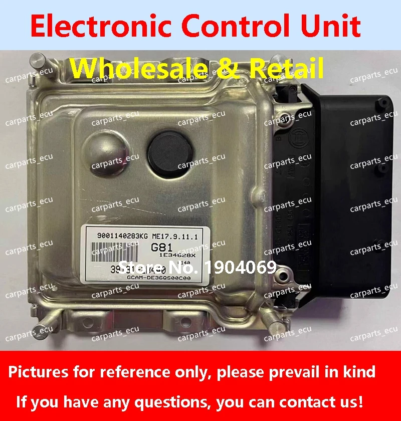 39111-03520 A28 لشركة هيونداي كيا ريو سيراتو محرك السيارة مجلس الكمبيوتر ME17.9.11.1 39131-2B440 G81 ECU 39130-2B581 MSM5