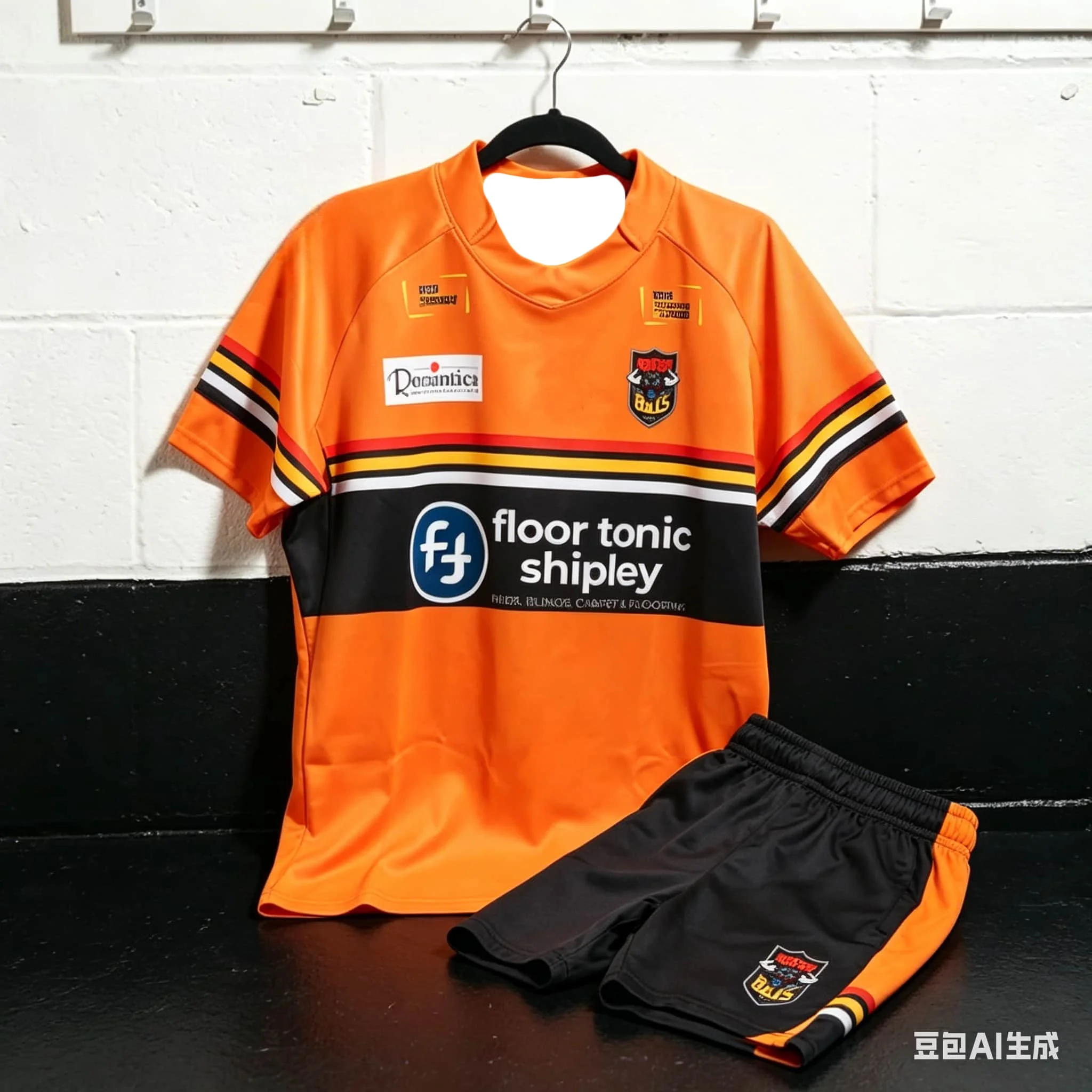 

2026 Bradford Bulls Replica Home Shirt Rugby Training Jersey Adults Training and Daily Wear T-Shirt Set Family Matching