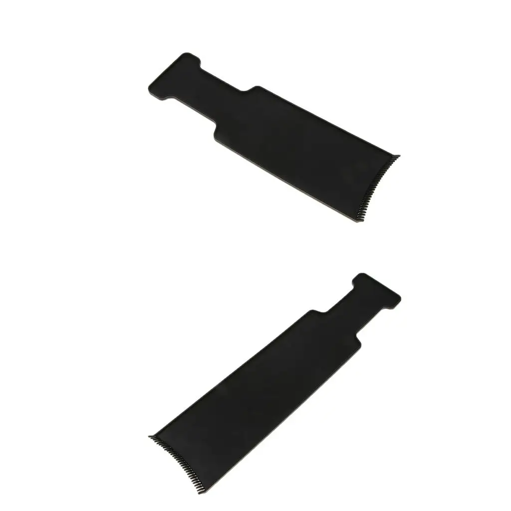 

Professional Hair Highlight Board Plastic Dye Plate Hairdressing Color Preparation Tool for Salon or at Home Use