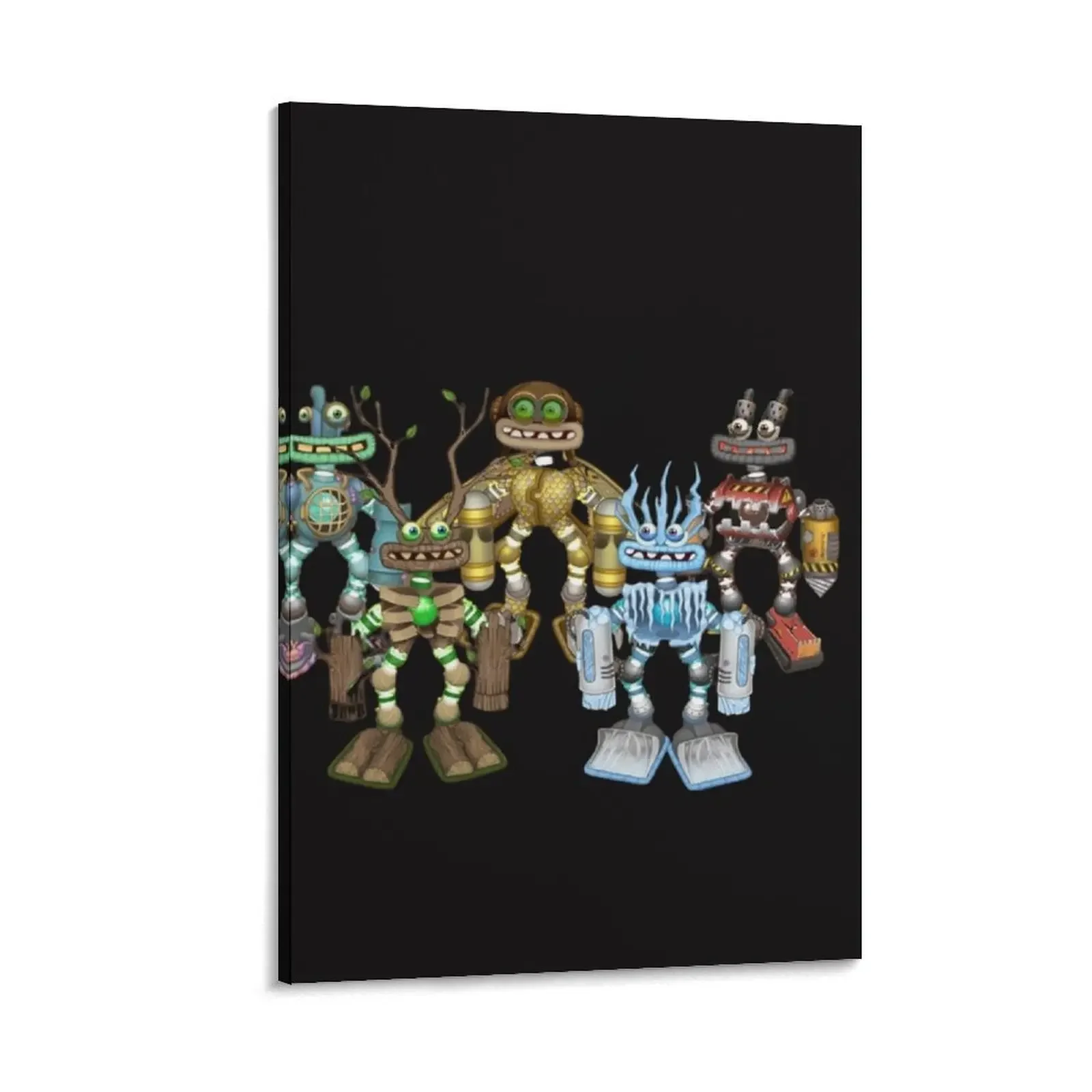 

wubbox monsters Canvas Painting Paintings aesthetic room decor anime poster