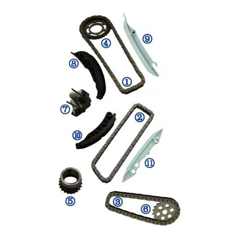 

Для E87 E90 E92 E93 E60 E61 E70 E71 M57M2 M47N21 13522249852 11318506869 13527787299 Комплект аксессуаров для цепи ГРМ для BMW