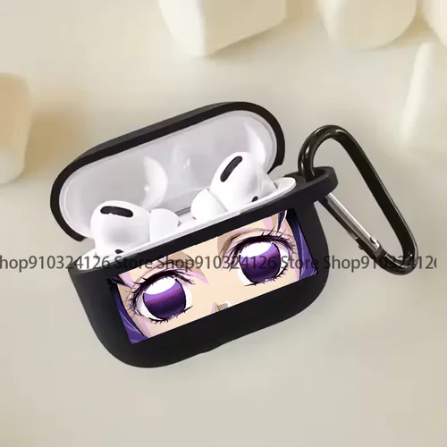 Imagen 2 del producto Funda japonesa Kimetsu No Yaiba Demon Slayer de Anime para Apple AirPods 4 3 2 Pro2, funda transparente para Airpod 1 3, carcasa protectora