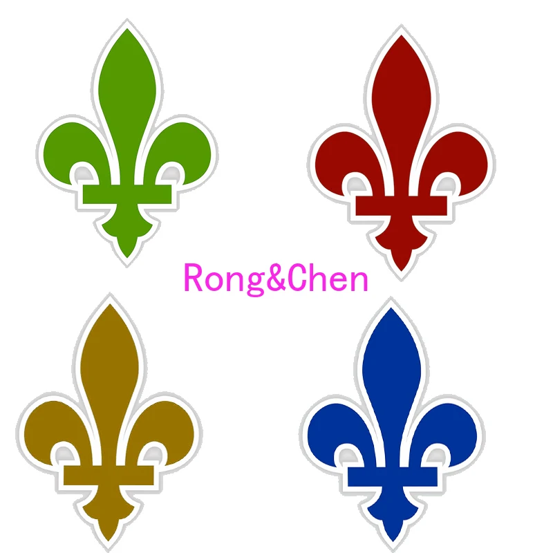 Personality Car Stickers Quebec Fleur De Lys  Laptop  Scratch Resistant PVC Vinyl  Trolley Case Car Motorcycle Reflective Decals