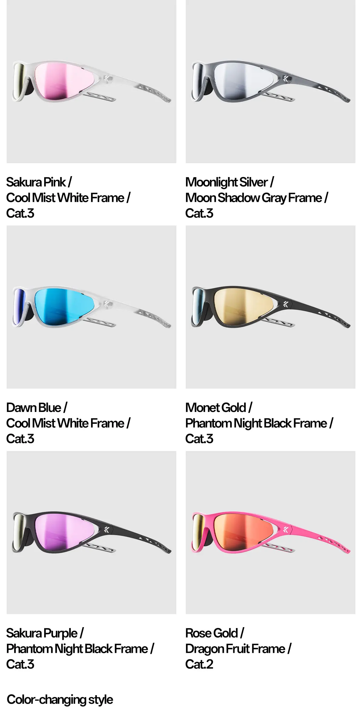 Kapvoe Fashion Retro-Radsportsonnenbrille Damen-Radbrille Mountain-Wanderbrille Herren-Sport-Tennis-Pickleball-UV400-Schutzbrille – Detail 18