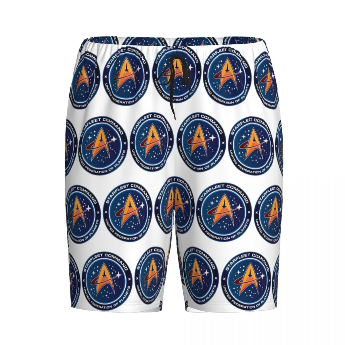 

Мужские пижамные штаны Custom Star Treks Science Fiction TV Series Shorts, брюки для сна и отдыха, нижняя часть пижамы