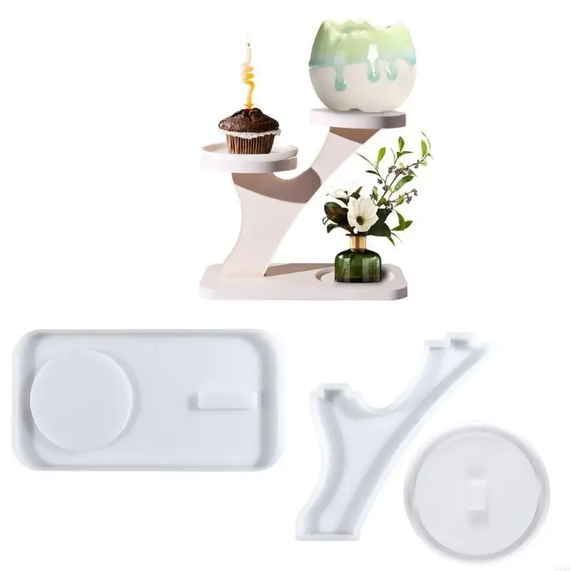 Craft Molds Bracket Molds Splicing Bracket Vorm Crafting Molds Cutess Kandelhouder Mallen voor tafel Decoreren