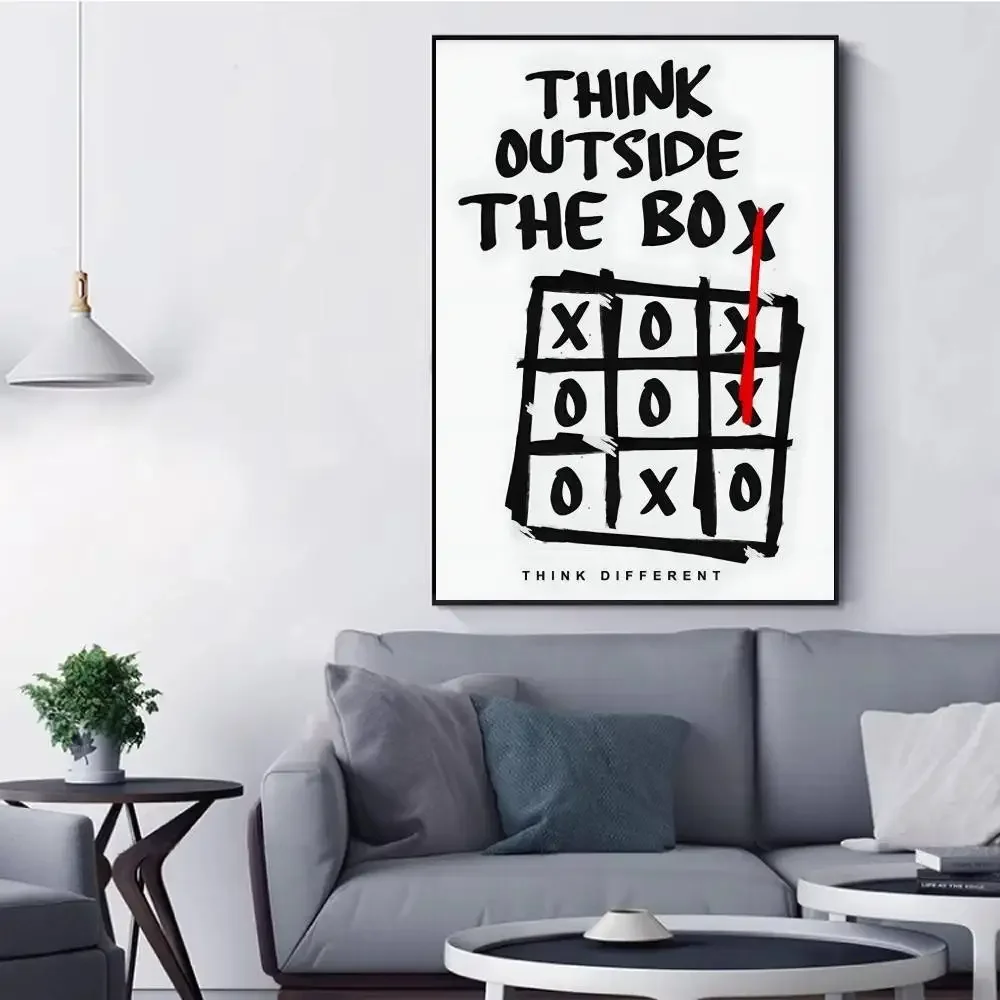 الحد الأدنى تحفيزية يقتبس ملهمة الانضباط ملصق فني ذاتية اللصق الفن ورق مقاوم للماء ملصق مقهى بار