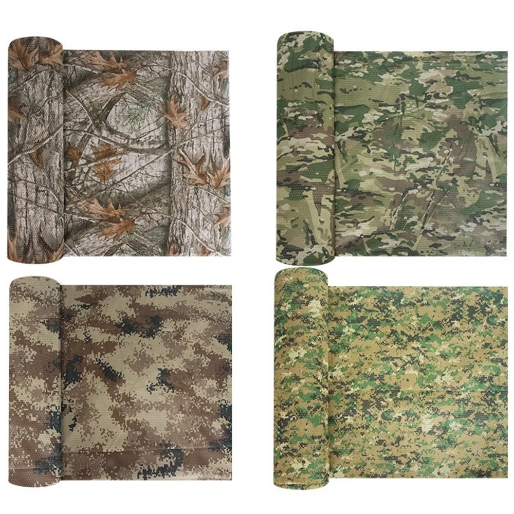 

Camouflage Mesh Fabric Sun Shade Garden Fence Decoration Camo Net Privacy Screen Car Camping Tent Canopy Hunting Accessory
