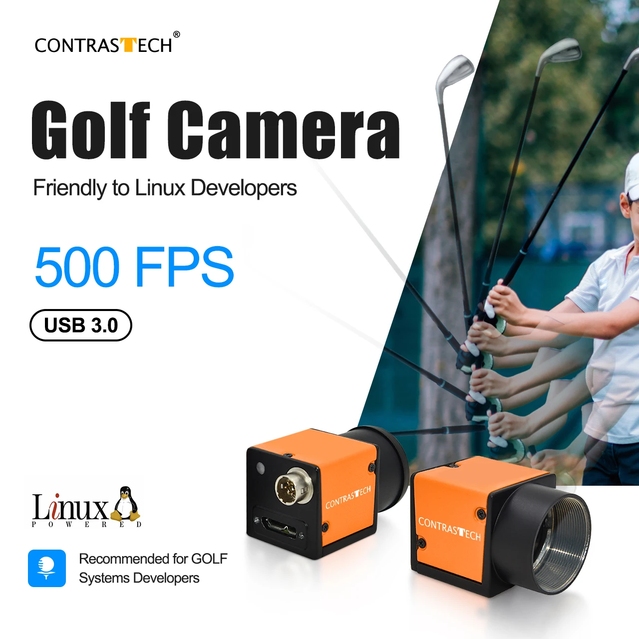 

2025 New Ball Tracing 1000fps 500fps 300fps Industrial High Speed Camera for Golf Simulator Analysis System