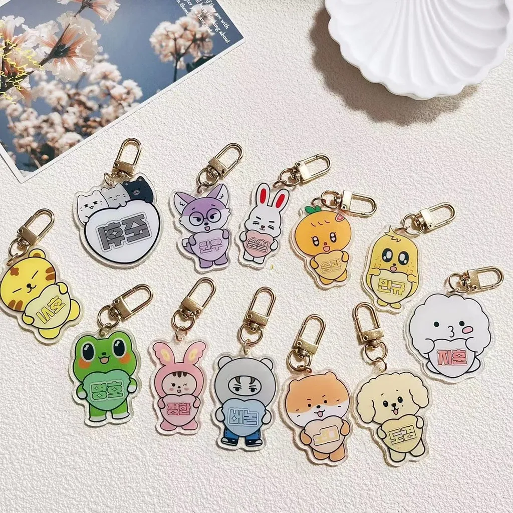 Kpop Idol JEONGHAN WONWOO Acrylic Keychains Miniteen Keyring