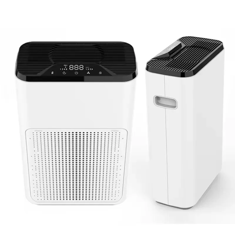 For Air Flow CADR 200 H13 H14 HEPA Filtration PM2.5 LED Display Home Air Purifier