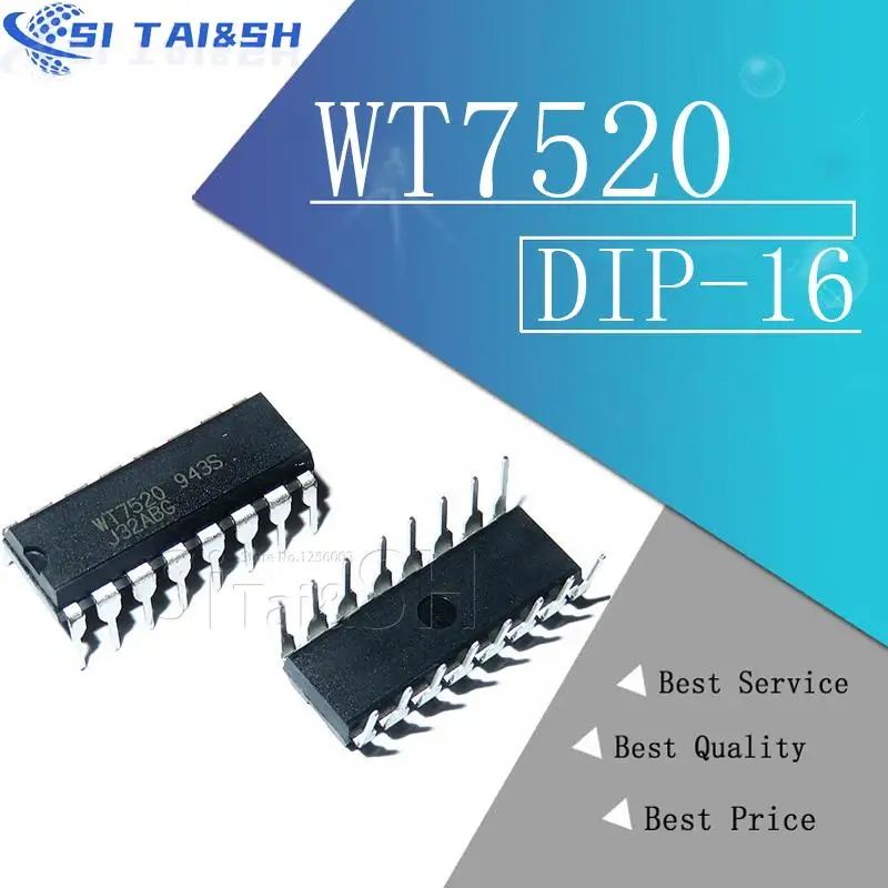 5pcs/lot WT7520 7520 DIP-16