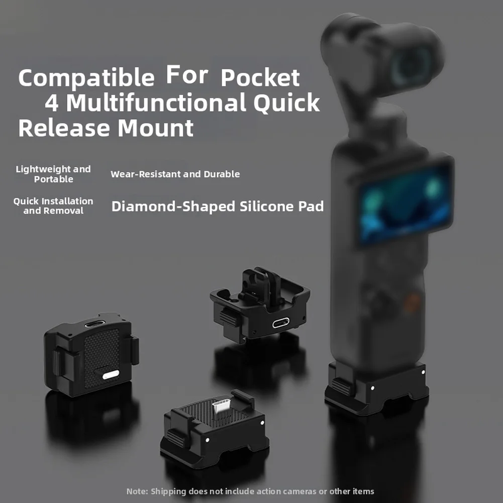 Lightweight Magnetic Charging Adapter For DJI POCKET 4 Delivering Dependable Connection Without Interferences To Handling