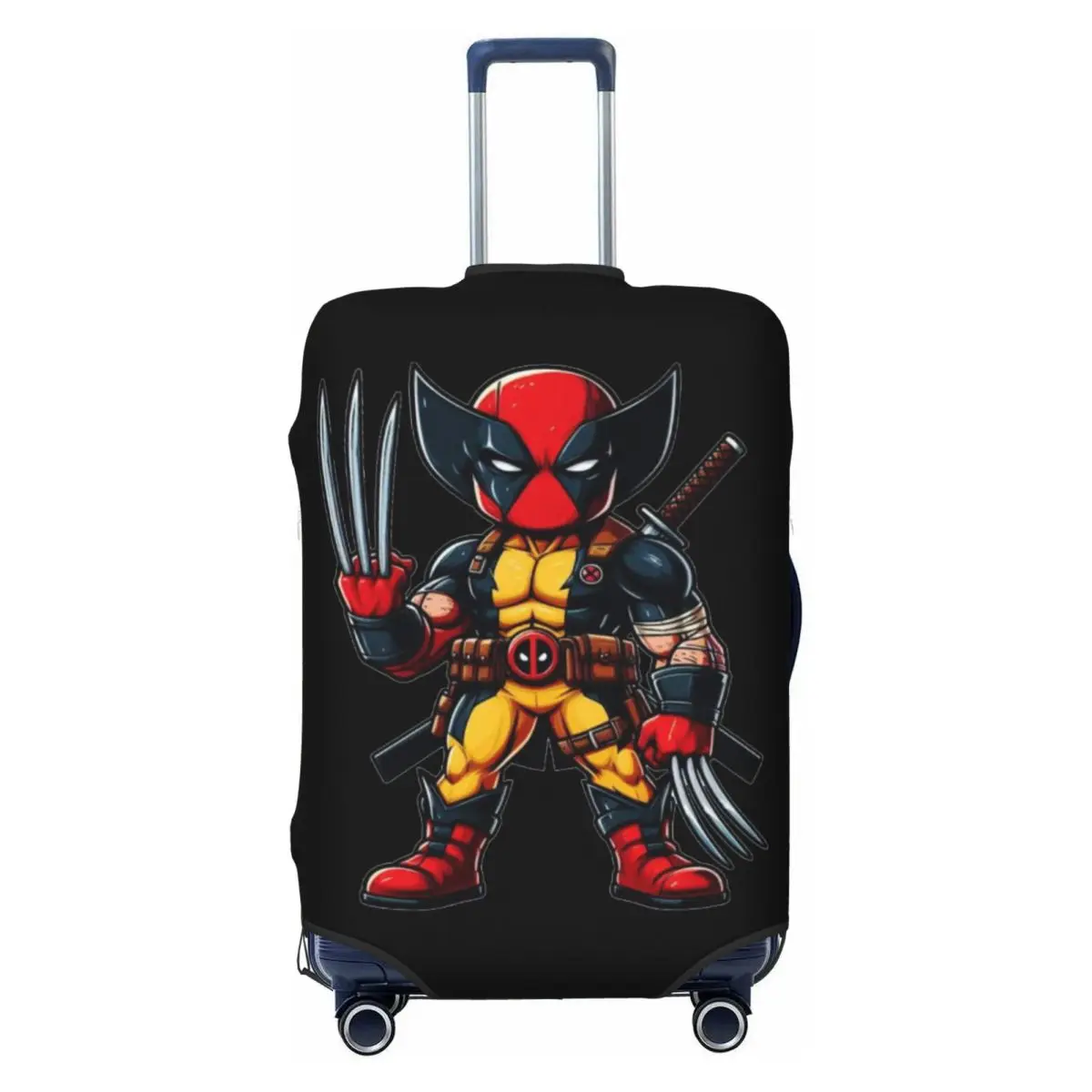 

Custom D-Deadpool Movie X-Men Origins Luggage Cover Cute Suitcase Protector Covers Suit For 18-32 inch