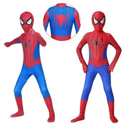 Kids Superhero Spiderman Cosplay Costume Anime The Amazing Spider Man Zentai Bodysuit Jumpsuit Suit Halloween Children Costumes