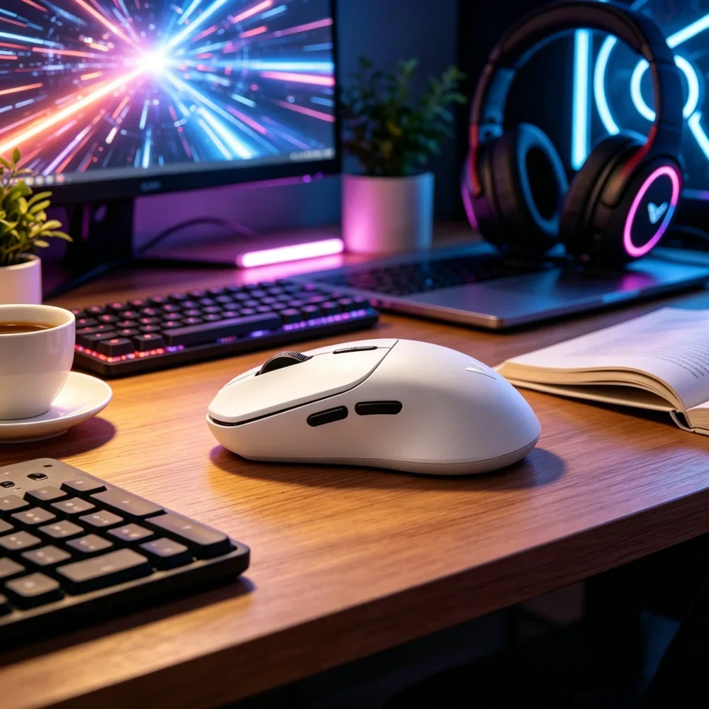 Rapoo VT6 MAX Wireless E-sports Mouse 8000Hz Polling Rate PAW3950 Lightweight Gaming Mouse for Small Medium Hands PC Gamers 2026