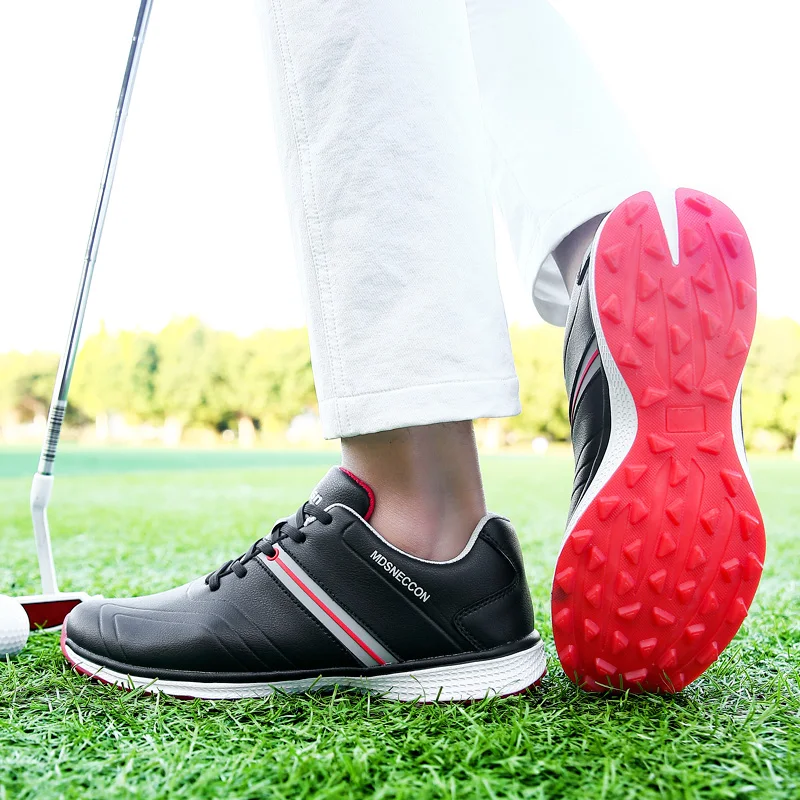 

Новые мужские туфли для гольфа, профессиональная обувь для игроков в гольф, водонепроницаемая удобная обувь для гольфа, нескользящая
