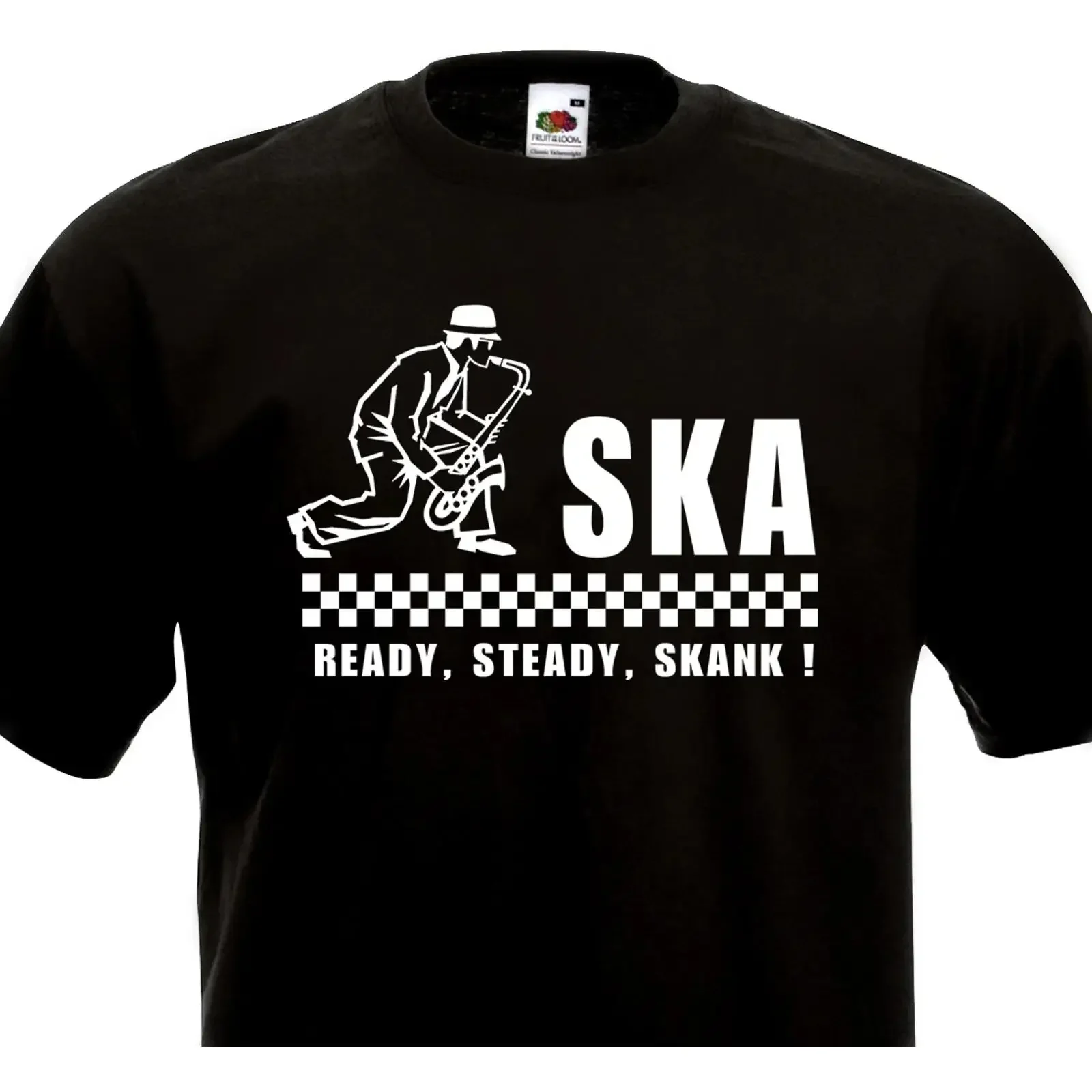 T SHIRT SKA Skank Rude Boy Specials Bad Manners Selecter Madness Skin 2 Tone vintage Washed Comfortable homme Breathable Soft