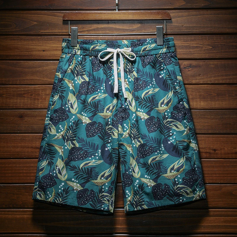 Summer Board Shorts Man Thin Cool Breathable Outdoor Pants Handsome Personality Fashion Printed Loose All-Match Casual Shorts
