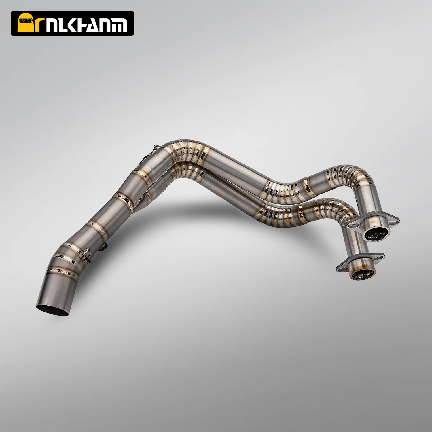 

Motorcycle exhaust system modification Ti.alloy front section manifold for MT07 MT-07 FZ07 XSR700 2014-2024