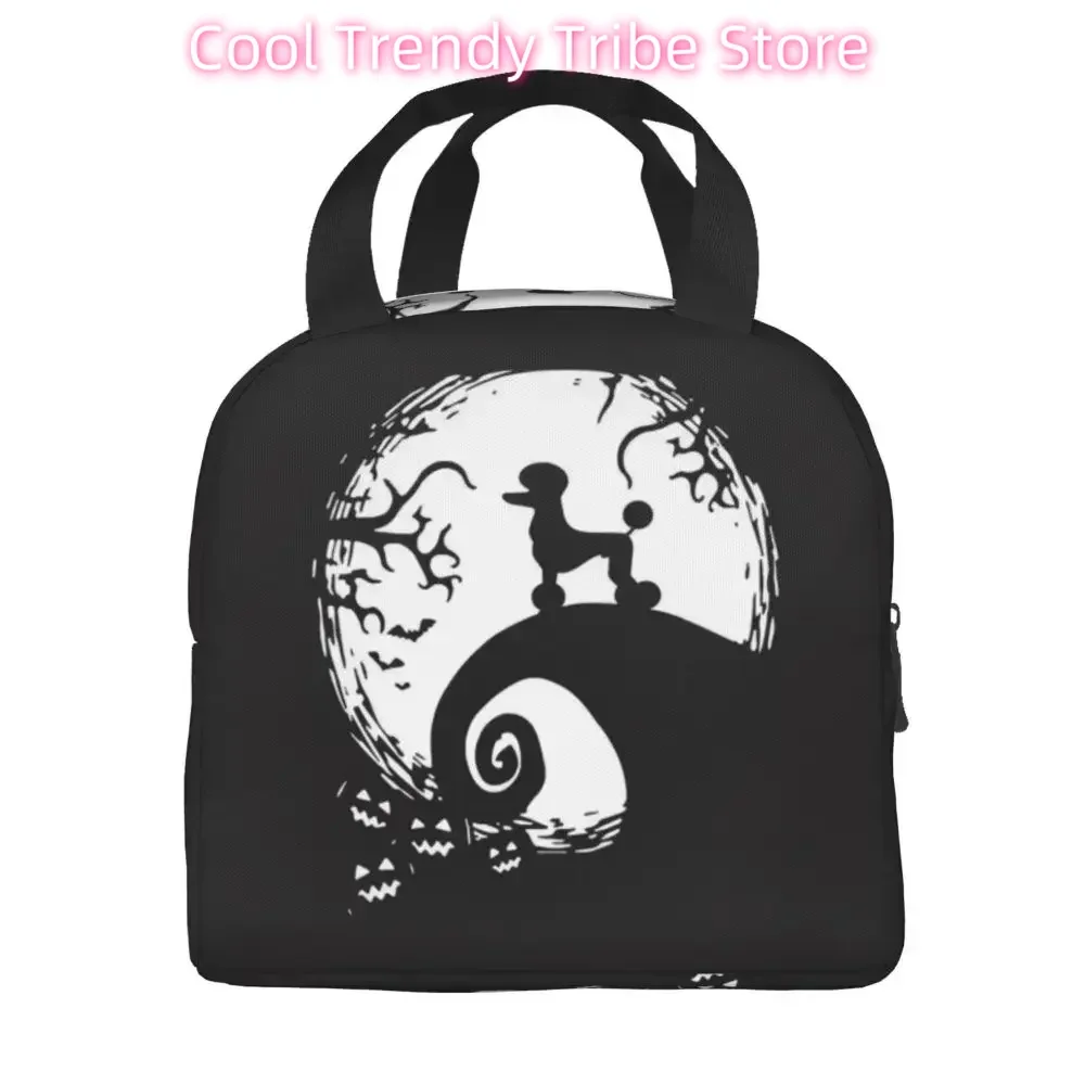 France Standard Poodle Insulated Lunch Bag for Women Resuable Mans Best Friend Pet Dog Thermal Cooler Bento Box Work School