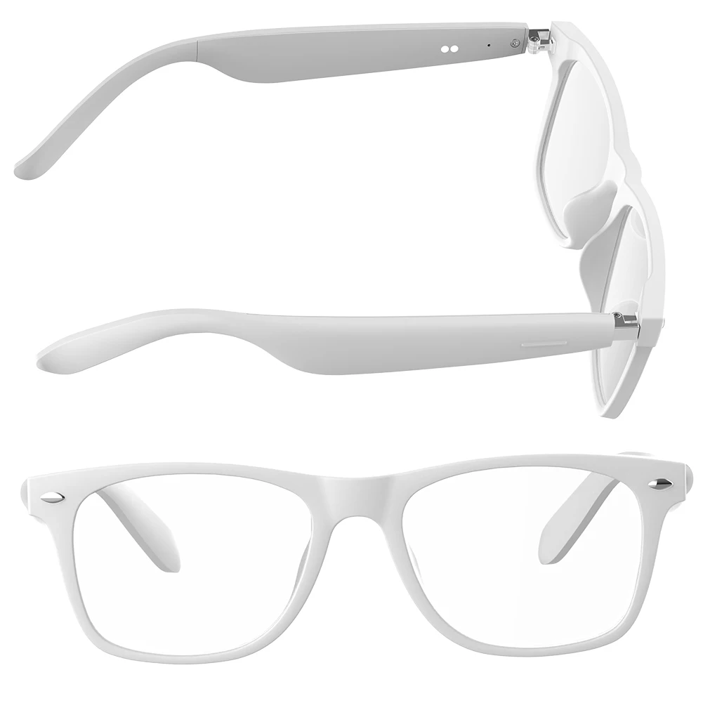 

Очки для интеллектуального перевода AI, очки для наушников для мужчин и женщин (белые)